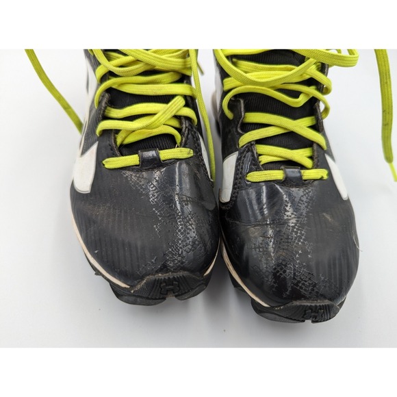 Under armour Black White Y2 Size Baseball Shoes cleats - Picture 3 of 6